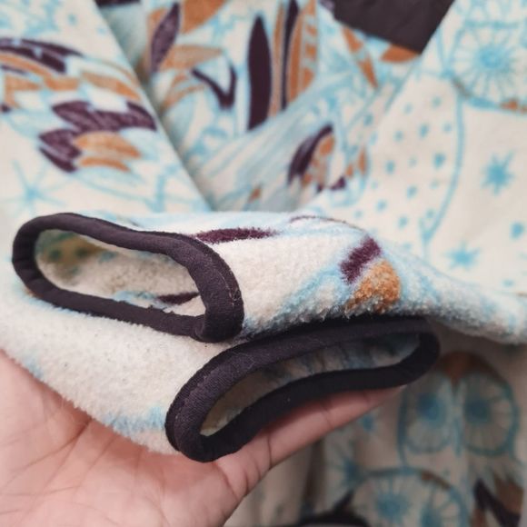 Patagonia Synchilla Snap-T Fleece Pullover Moon Owl Toasted White Women'… - Picture 8 of 16